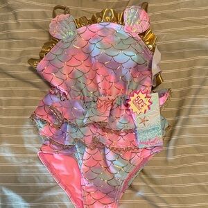 Sparkling Mermaid Kids Swim One Piece
